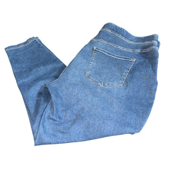 Terra & Sky Jeans Womens 2X (20 - 22W) Blue Skinny High Rise Stretch Preppy NEW - Picture 1 of 5